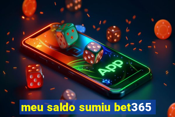 meu saldo sumiu bet365